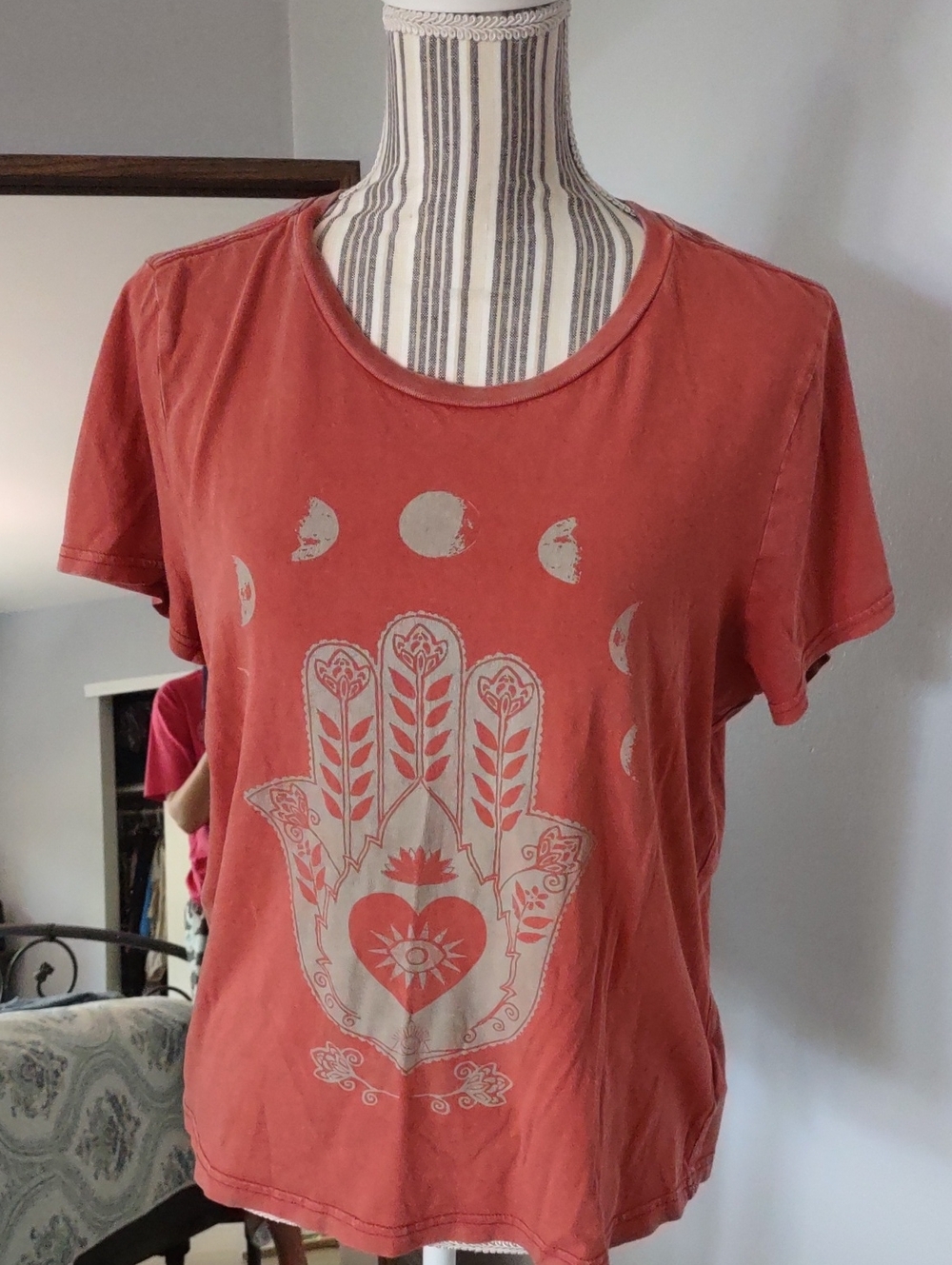 Lucky Brand Graphic Tee Ladies Size L